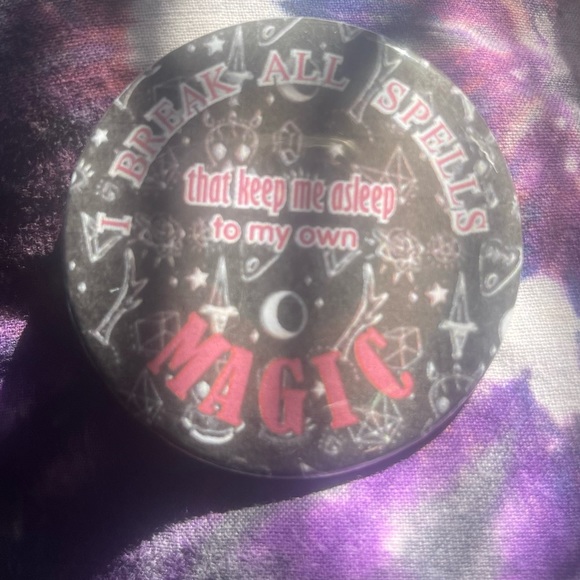 Powerfully Awake pin back button - Picture 1 of 2